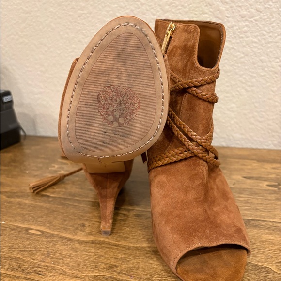 Vince Camuto Astan Peeptoe Booties - Picture 6 of 11